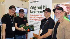 Team Norman här under mässan Elmia Lantbruk.