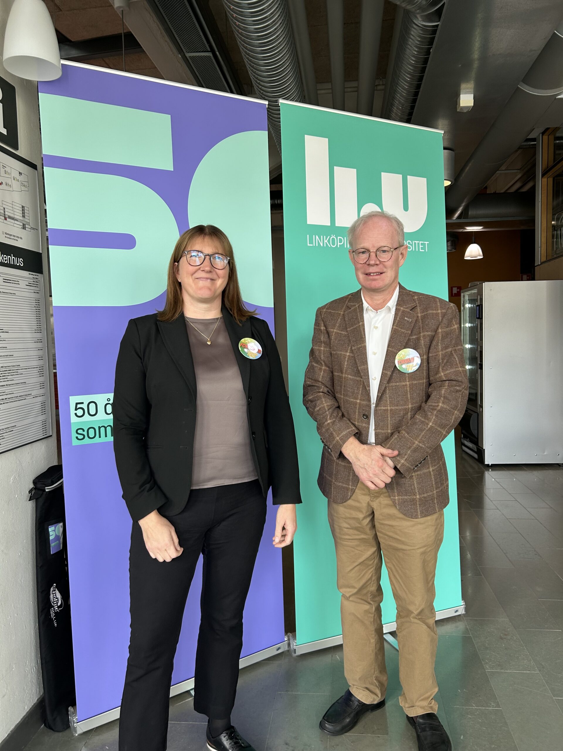 Karolina Muhrman och Per Frankelius.