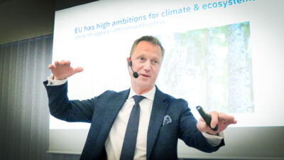 Henrik Sjölund, vd för Holmen.