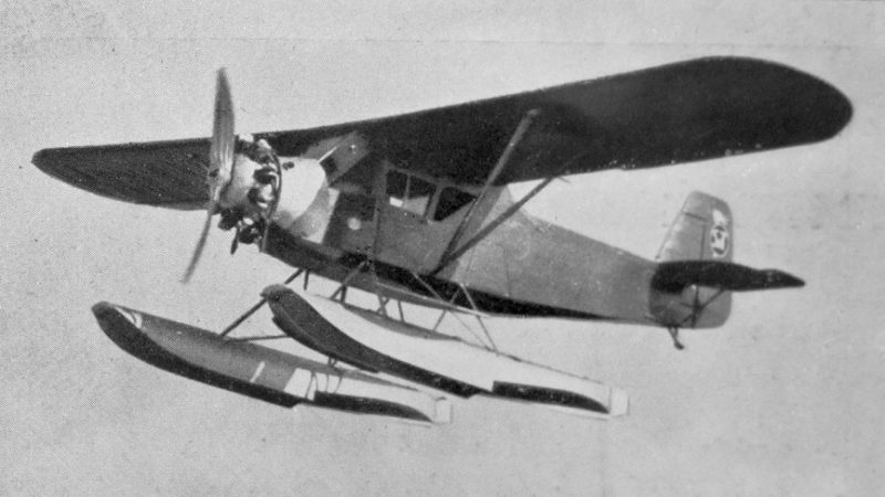 ASJAs första flygplan. Foto: Wikimedia Commons.